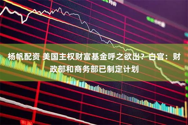 杨帆配资 美国主权财富基金呼之欲出？白宫：财政部和商务部已制定计划